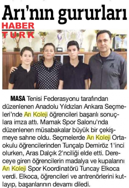 22 ARALIK 2017 CUMA HABERTÜRK-ARI'NIN GURURLARI