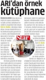 28 EKİM 2017 CUMARTESİ STAR- ARI'DAN ÖRNEK KÜTÜPHANE
