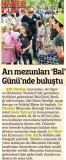 29 EYLÜL 2017 CUMA HABERTÜRK ANKARA ARI MEZUNLARI 'BAL' GÜNÜNDE BULUŞTU