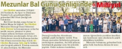 29 EYLÜL 2017 CUMA MİLLİYET ANKARA MEZUNLAR BAL GÜNÜ ŞENLİĞİ'NDE