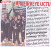 02 HAZİRAN 2016 PERŞEMBE–HÜRRİYET “ARI ZİRVEYE UÇTU”