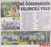 03 HAZİRAN 2016 CUMA–POSTA “BİLİMİ ÖĞRENMENİN EĞLENCELİ YOLU”