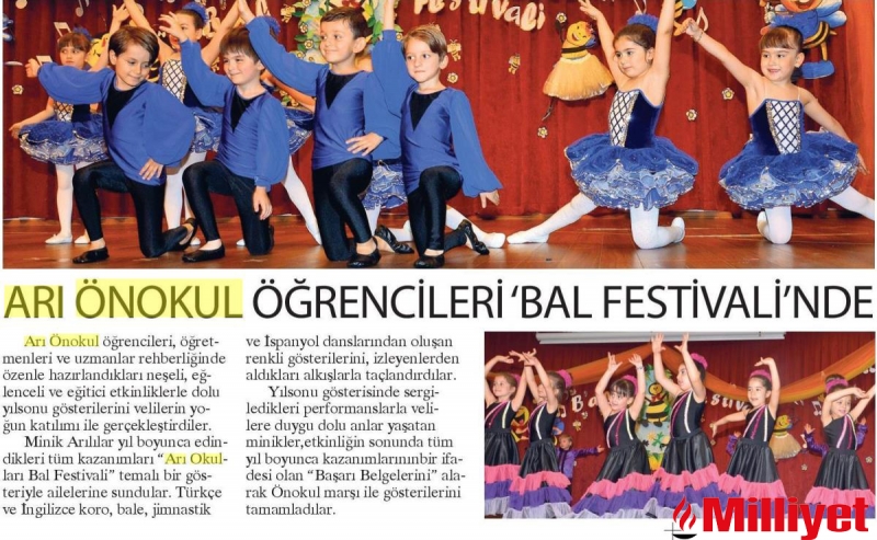 20 HAZİRAN 2018 ÇARŞAMBA MİLLİYET ANKARA-ARI ÖNOKUL ÖĞRENCİLERİ 'BAL FESTİVALİNDE'