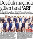 24 KASIM 2017 CUMA HABERTÜRK- DOSTLUK MAÇINDA GÜLEN TARAF ARI