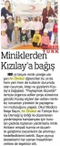 25 KASIM 2017 CUMARTESİ- HABERTÜRK ANKARA-"MİNİKLERDEN KIZILAY'A BAĞIŞ"