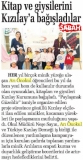 29 KASIM 2017 ÇARŞAMBA SABAH-KİTAP VE GİYSİLERİNİ KIZILAY'A BAĞIŞLADILAR
