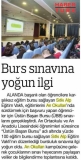10 MART 2018 CUMARTESİ HABERTÜRK-BURS SINAVINA YOĞUN İLGİ