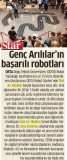 17 MART 2018 CUMARTESİ STAR- GENÇ ARILILAR’IN BAŞARILI ROBOTLARI