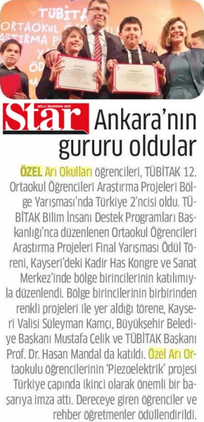 26 MAYIS 2018 CUMARTESİ STAR ANKARA-ANKARANIN GURURU OLDULAR