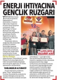 20 MAYIS 2018 PAZAR HÜRRİYET ANKARA-ENERJİ İHTİYACINA GENÇLİK RÜZGARI