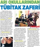 03 NİSAN 2018 SALI MİLLİYET-ARI OKULLARINDAN TÜBİTAK ZAFERİ