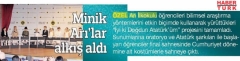 10 NİSAN 2018 SALI HABERTÜRK -MİNİK ARILAR ALKIŞ ALDI
