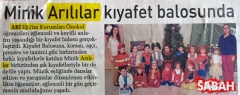03 OCAK 2015 MİNİK ARILILAR KIYAFET BALOSUNDA -SABAH
