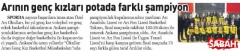 26 OCAK 2018 CUMA SABAH ANKARA-ARININ GENÇ KIZLARI POTADA FARKLI ŞAMPİYON