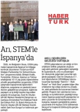 30 OCAK 2018 SALI HABERTÜRK ANKARA-ARI, STEM’LE İSPANYA’DA