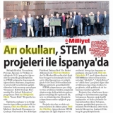 30 OCAK 2018 SALI MİLLİYET ANKARA-ARI OKULLARI, STEM PROJELERİ İLE İSPANYA’DA