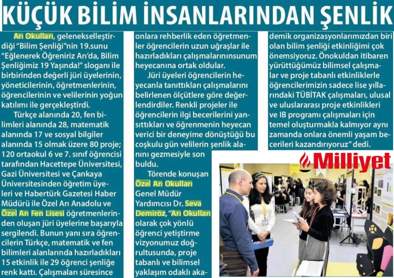 08 ŞUBAT 2018 MİLLİYET ANKARA-EĞLENCELİ BİLİM