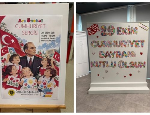 Önokul Öğrencilerimizden Cumhuriyet’e ve Atatürk’e Sevgi Dolu Sergi
